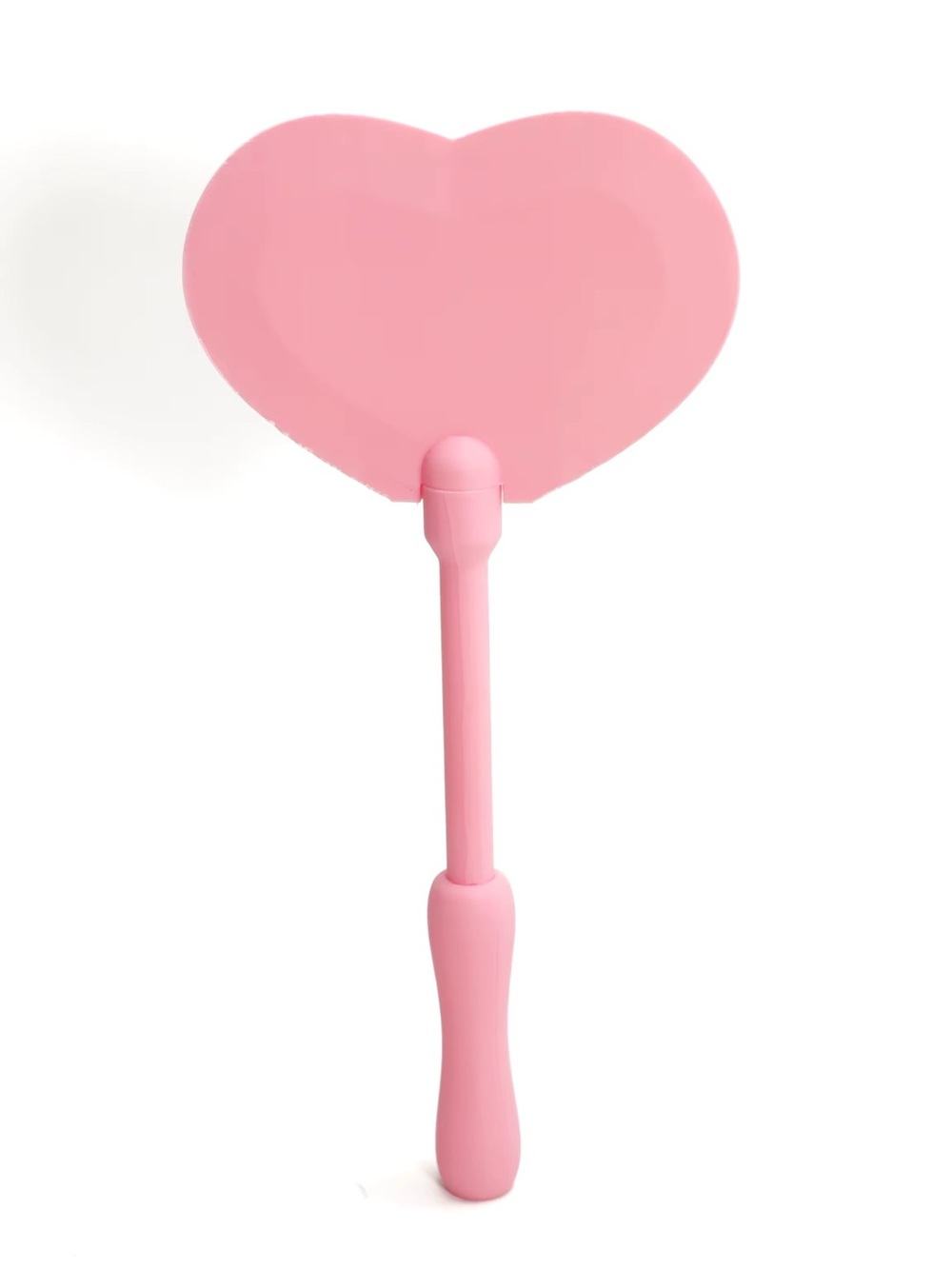 Pink Heart-Shaped Hand Mirror